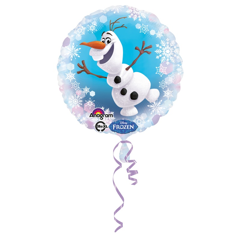 The ice queen Olaf ice skating fun foil balloon