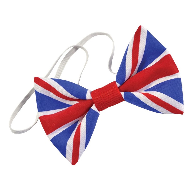 UK England Flags Bow Tie