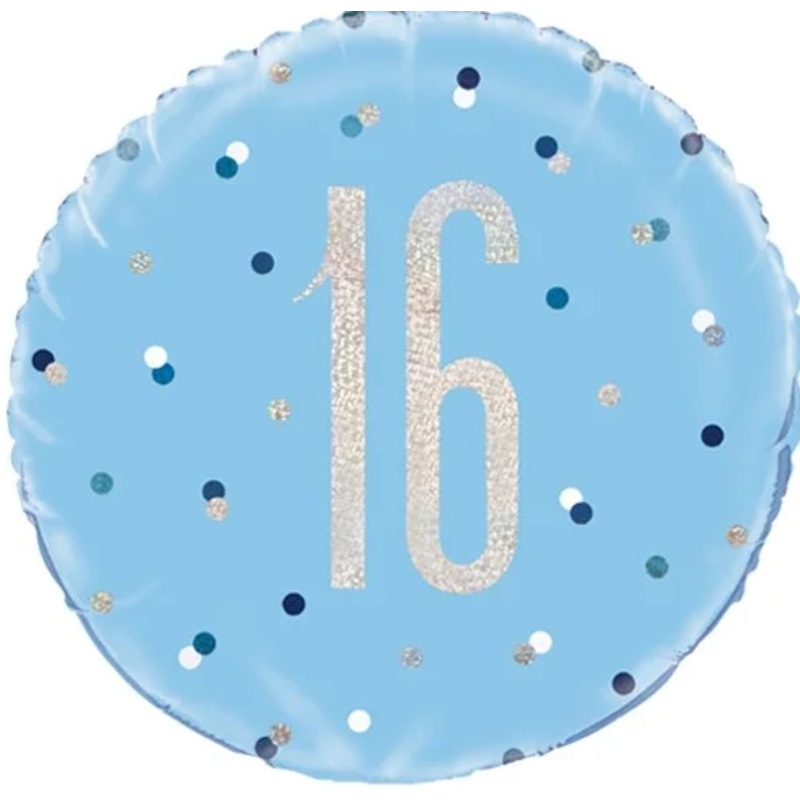 16th Birthday Foil Balloon 18
