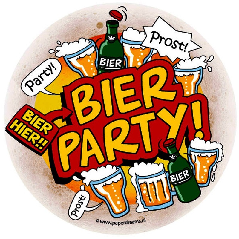 6 beer party coasters