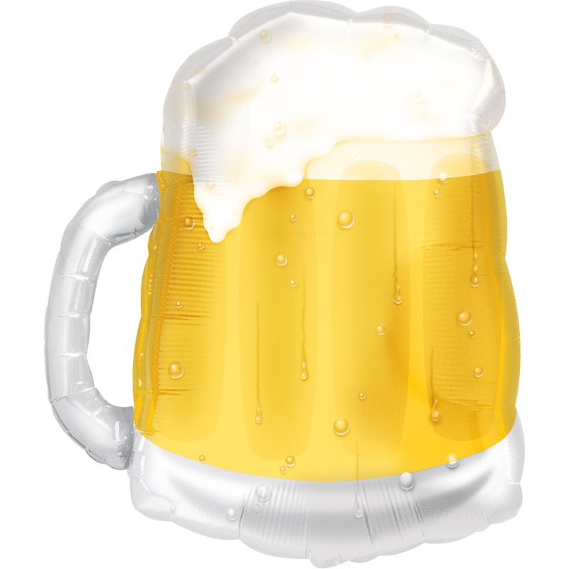 Beer mug foil balloon 50 x 58cm