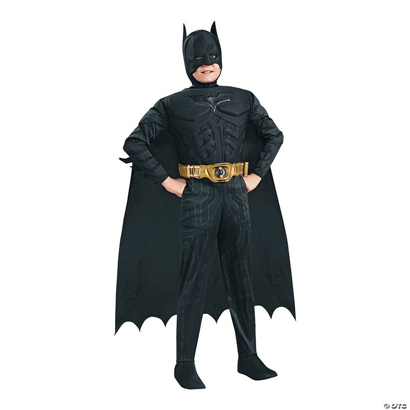 Boy’s Deluxe Muscle Chest Dark Knight Batman Costume