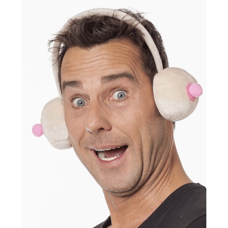 Funny pug earmuffs