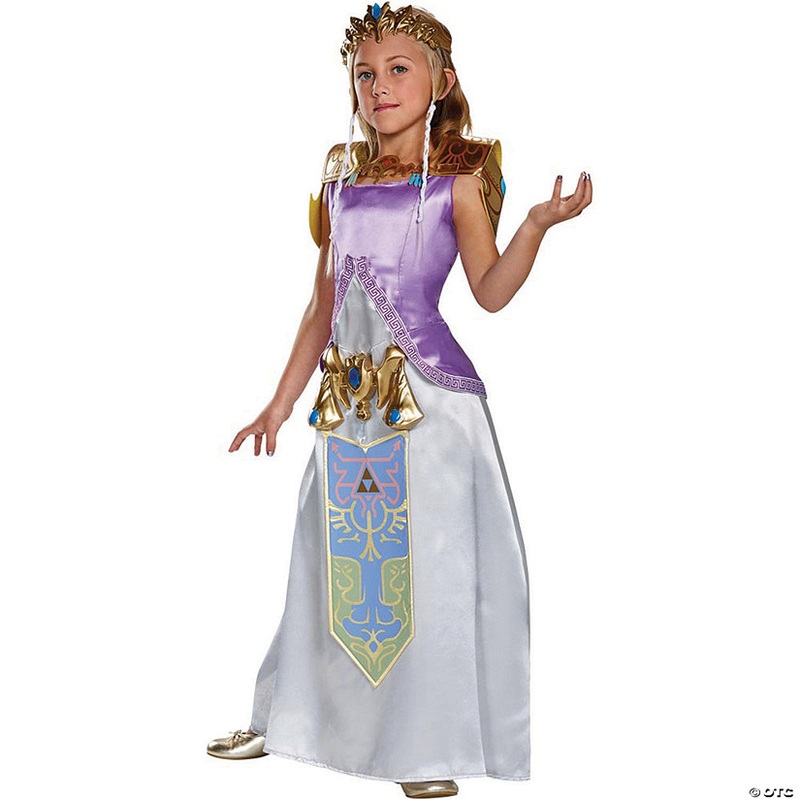 Girls Deluxe Legend of Zelda  Zelda Costume