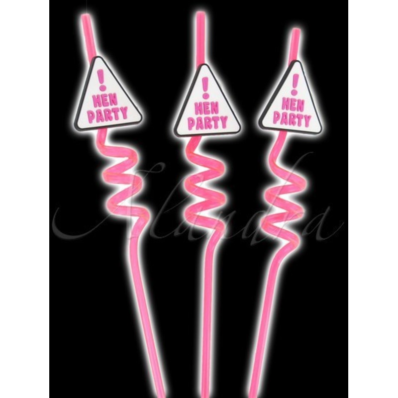 Hen Night Party Straws – 3 Pack