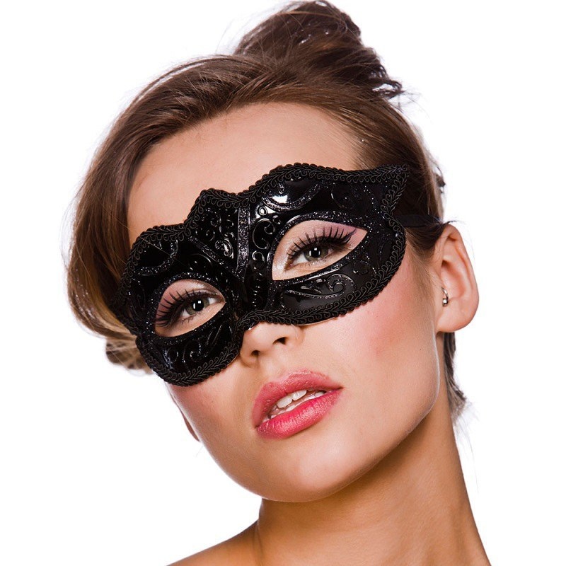 Masquerade Eye Mask – Black Lace