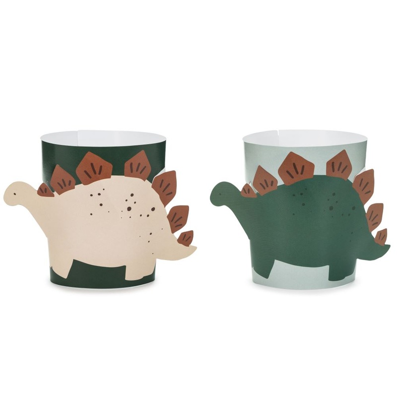 6 cup sleeves – Jurassic Party