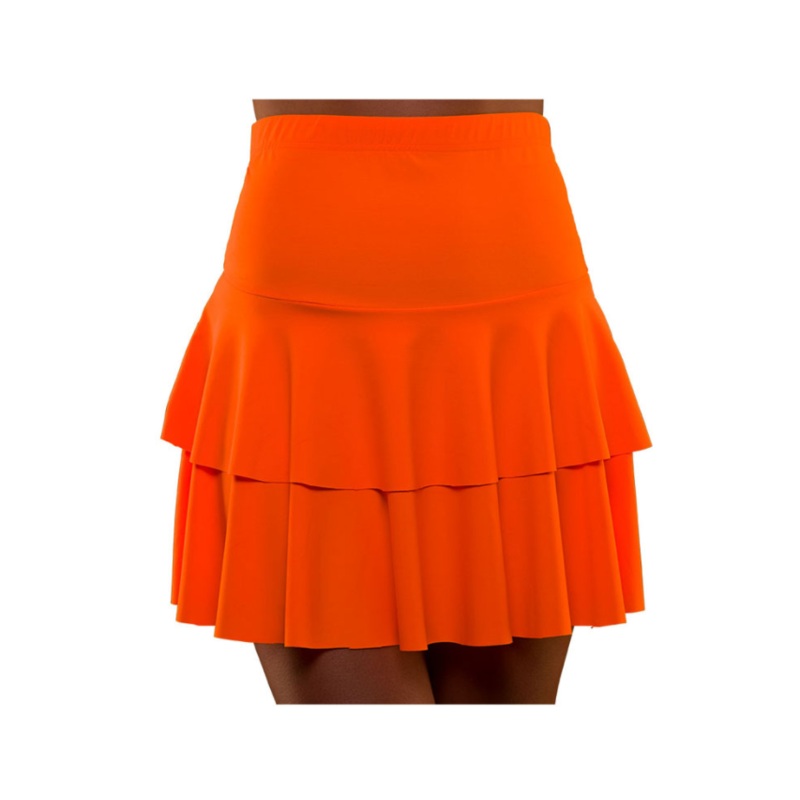 80’s Neon Ra Ra Skirt – Orange