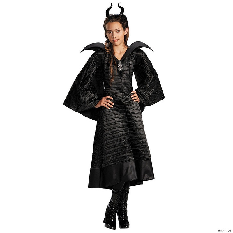 Girl’s Disney’s Maleficent Christening Black Gown Costume