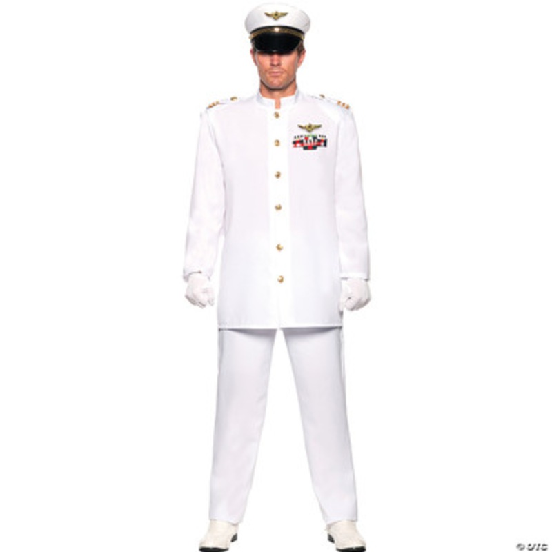 Navy Admiral Costume Deluxe  Standard