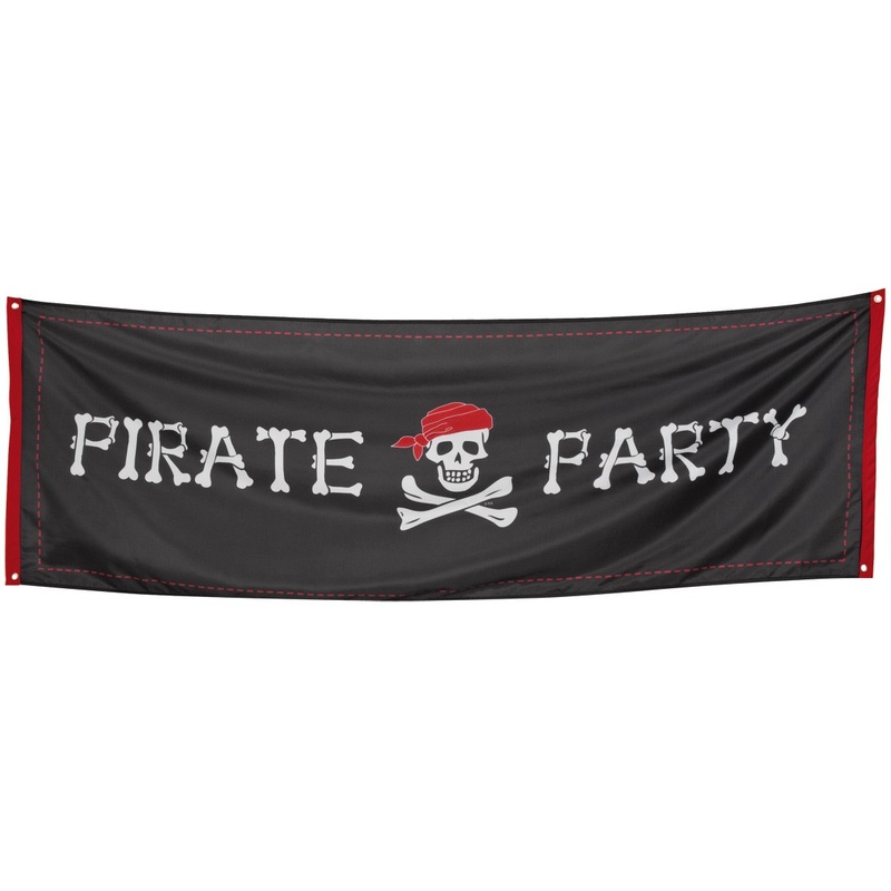 Pirate Party Flag 74 x 220cm