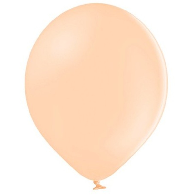 10 party star balloons apricot 27cm