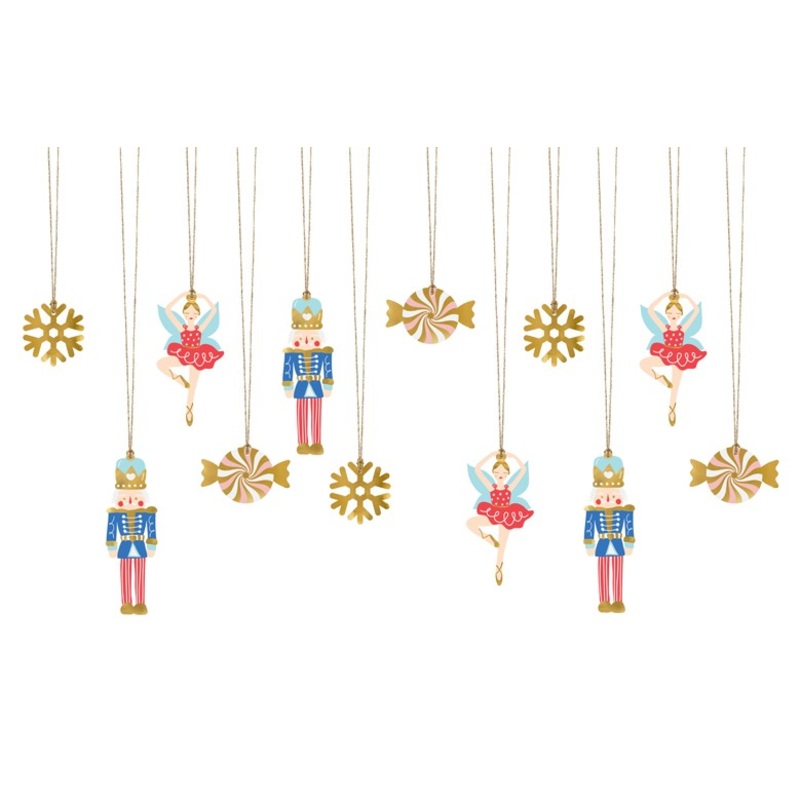 12 Nutcracker fairy tale pendants