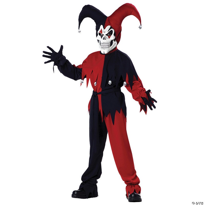 Boy’s Evil Jester Costume|MEDIUM