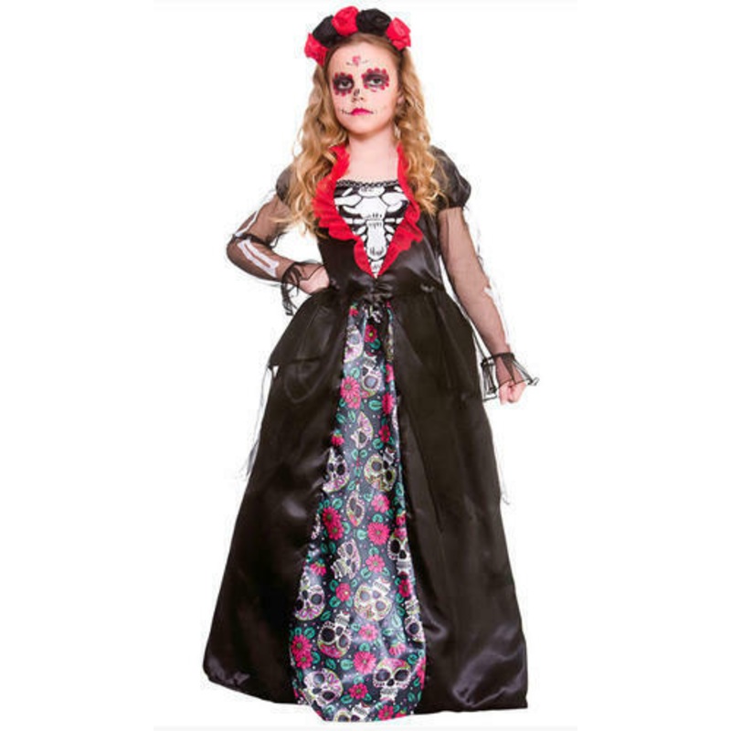 Deluxe Day of the Dead Girl Costume Set – Tween