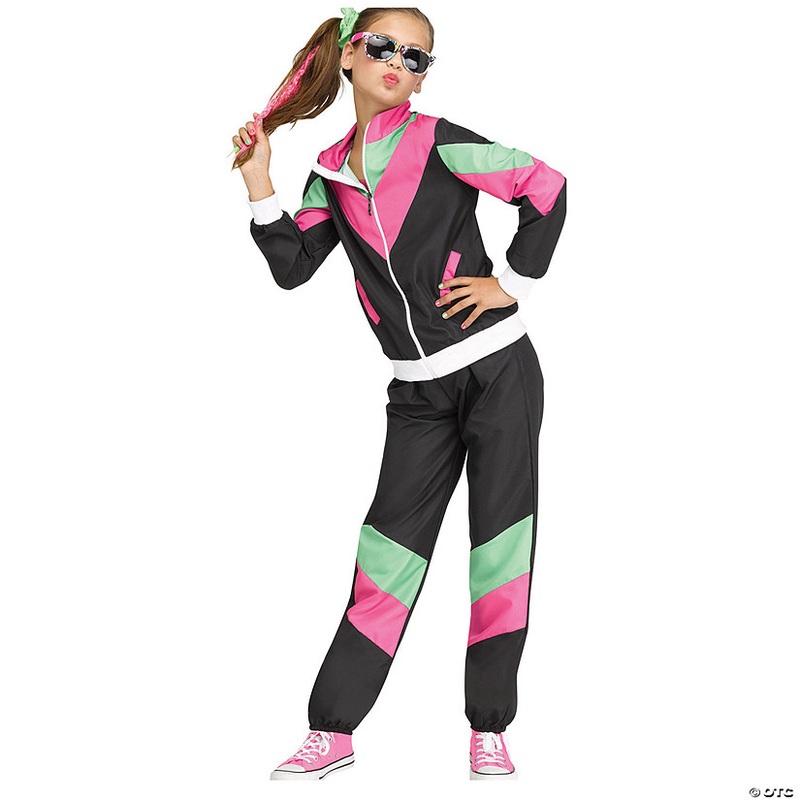 Girl’s 80s Track Suit|MEDIUM|LARGE