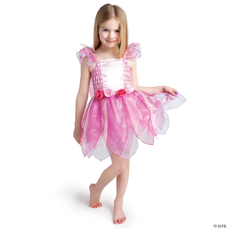 Pink and White Princess Fairy Girl Toddler Halloween Costume – Small