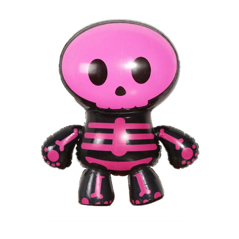 Yard Halloween Party Props Supplies PVC Inflatable Skeleton