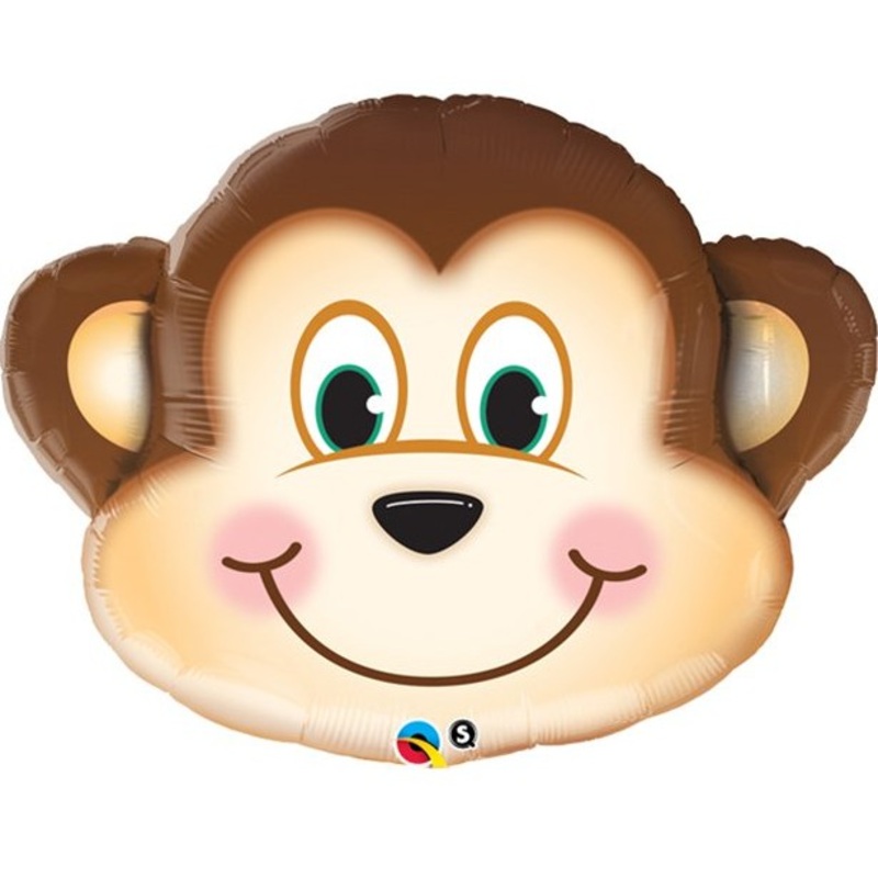 Foil balloon Naughty Monkey 89cm