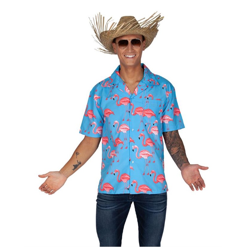 Hawaii Shirt – Pink Flamingo Plus Size