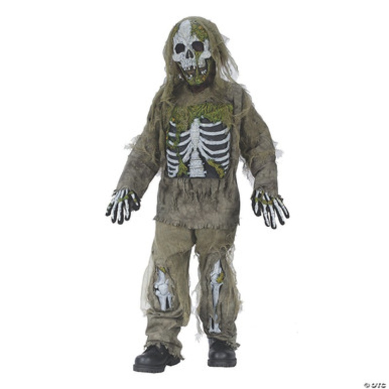 Skeleton Zombie Costume Child  Small