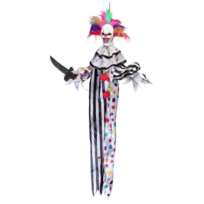 Animated Hungry Horror Clown 120cm