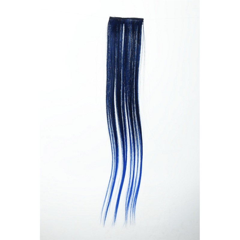 2 Clips Extension Strand Straight 45 cm Ombre Blue YZF-P2S18P-1BTTTF2517