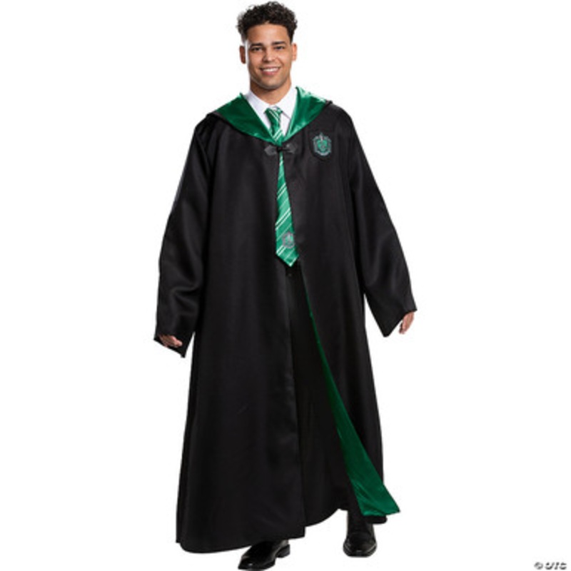 Harry Potter Deluxe  Slytherin Robe – Adult Medium