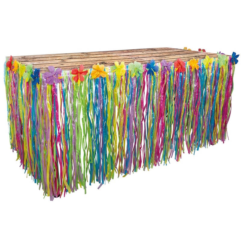 Hawaiian table skirt 75 x 300 cm
