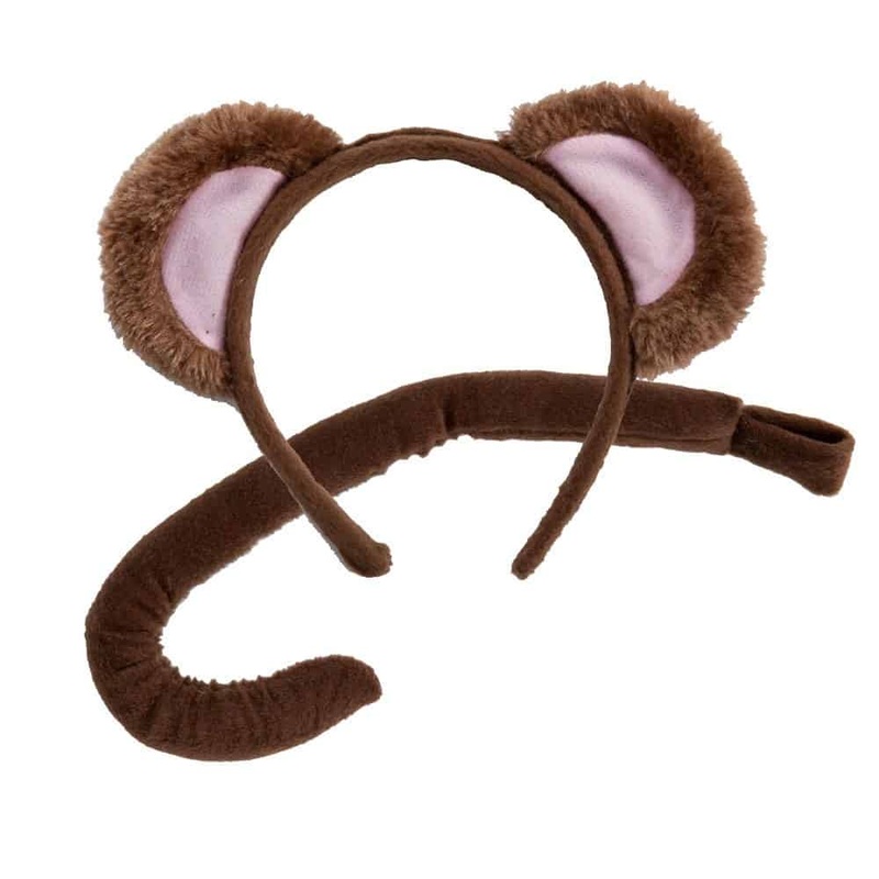 Animal Ears & Tail Set – Monkey