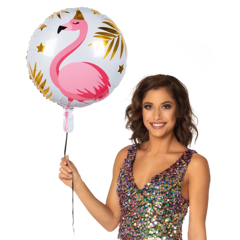 Foil Balloon Party Flamingo 45cm