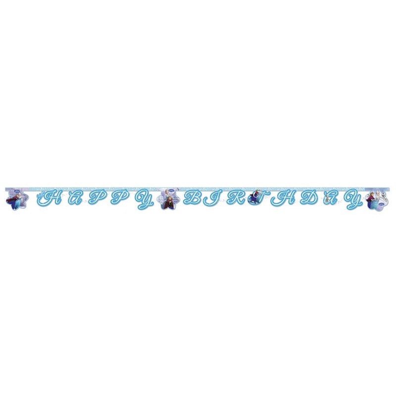 Frozen winter forest garland 1.7m