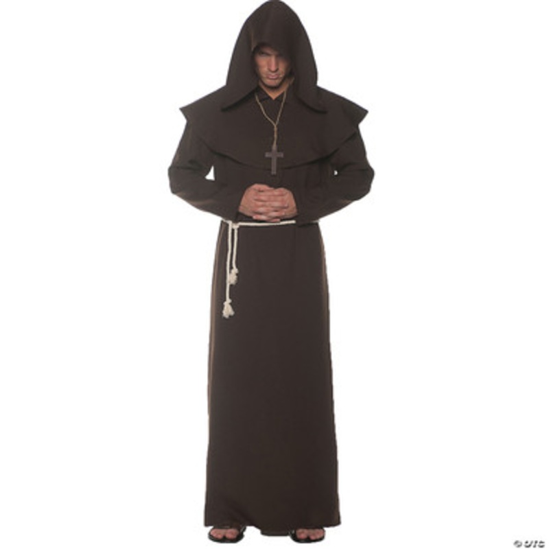 Monk Robe Deluxe Brown  Standard