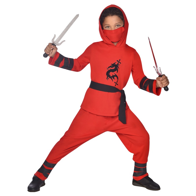 Red Ninja Warrior Costume – Tween