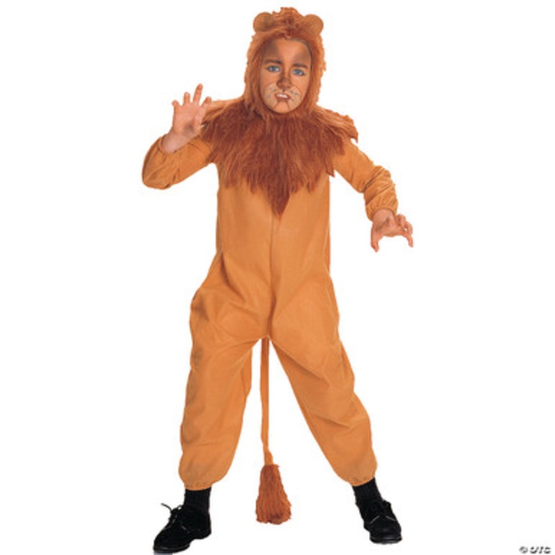 The Cowardly Lion Child Costume Small