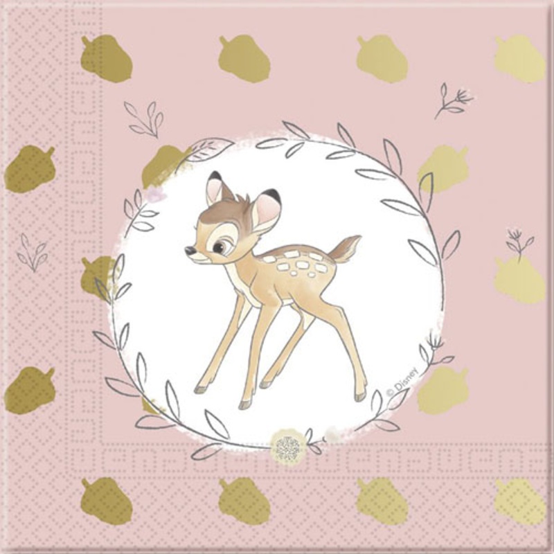 20 Bambis World napkins 33cm