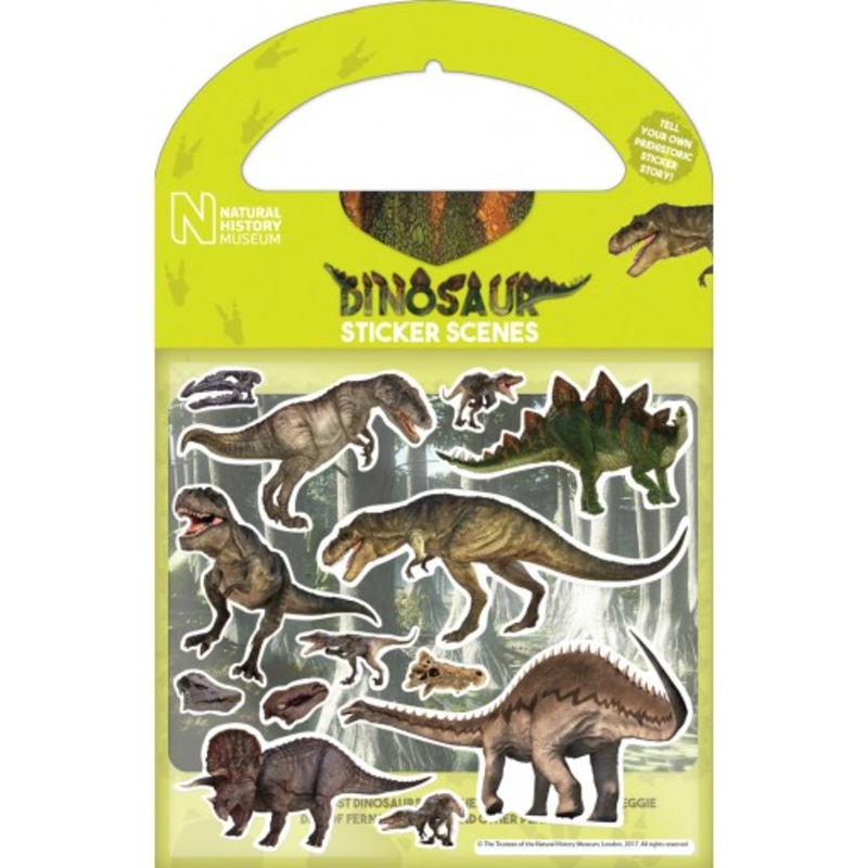 Dinosaur prehistoric scenes sticker
