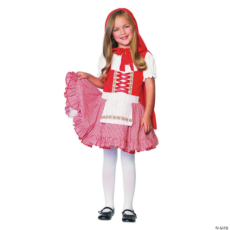 Girls Lil Miss Red Riding Hood Costume