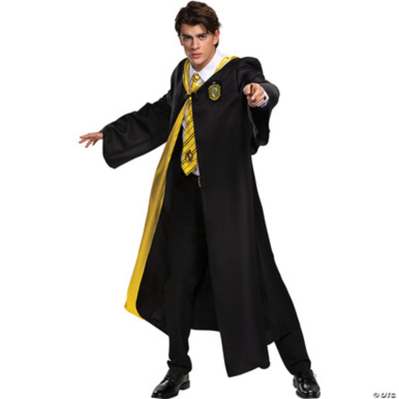 Harry Potter Hufflepuff Deluxe Robe – Adult  Medium