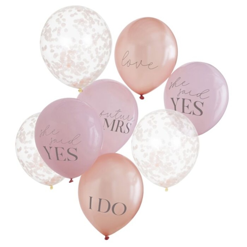 JGA Night Balloon Bouquet 8 pieces