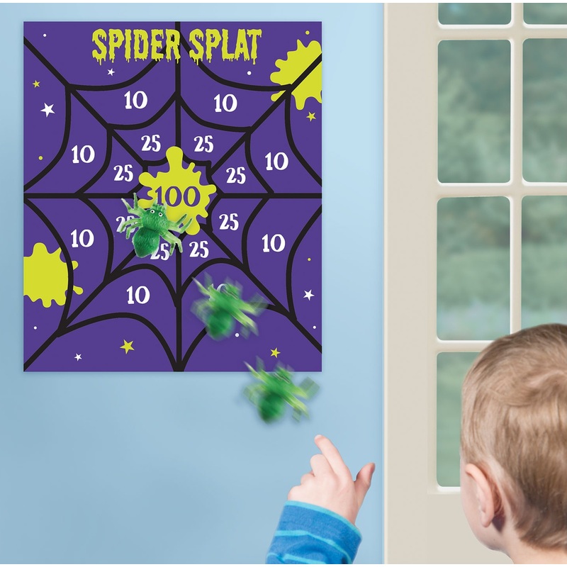 Spider Halloween throwing game