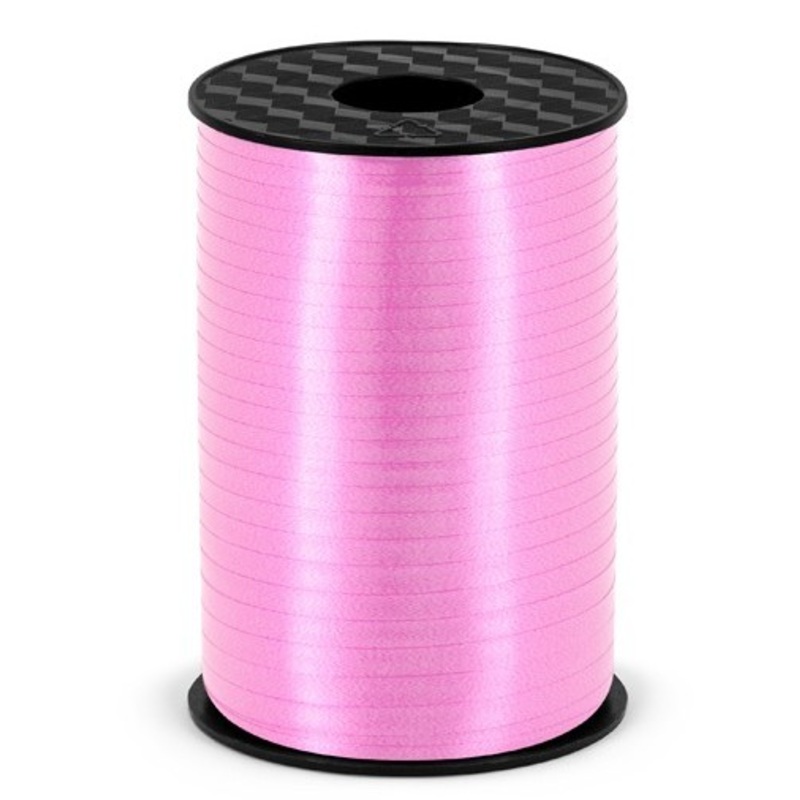 225m Gift Ribbon Roll Hong Kong Pink
