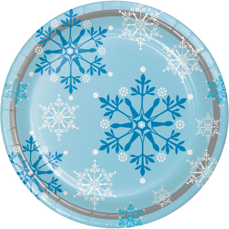 8 ice princess paper plates 23cm