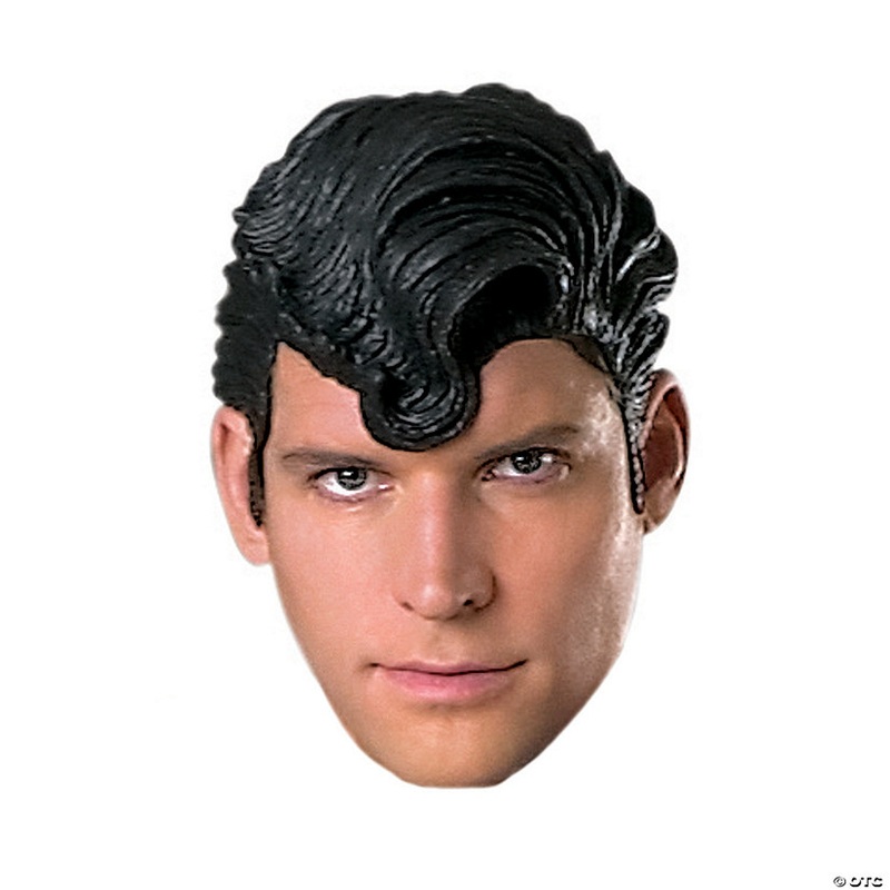 Adults Black Superman Vinyl Wig