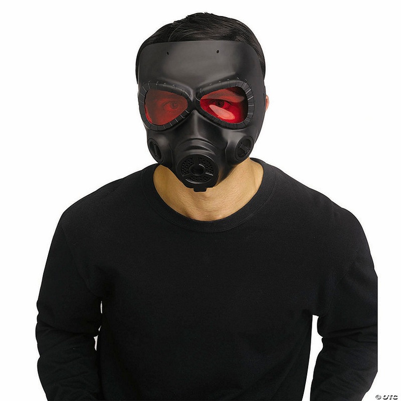 Adults Black Wasteland Gas Mask – One Size