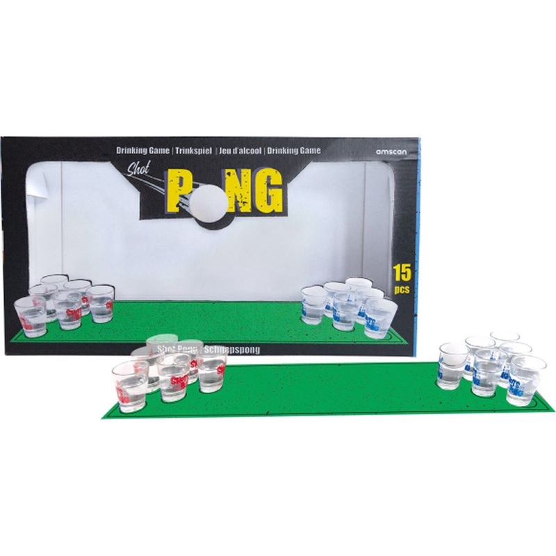 Party game Shot Pong 15 pieces