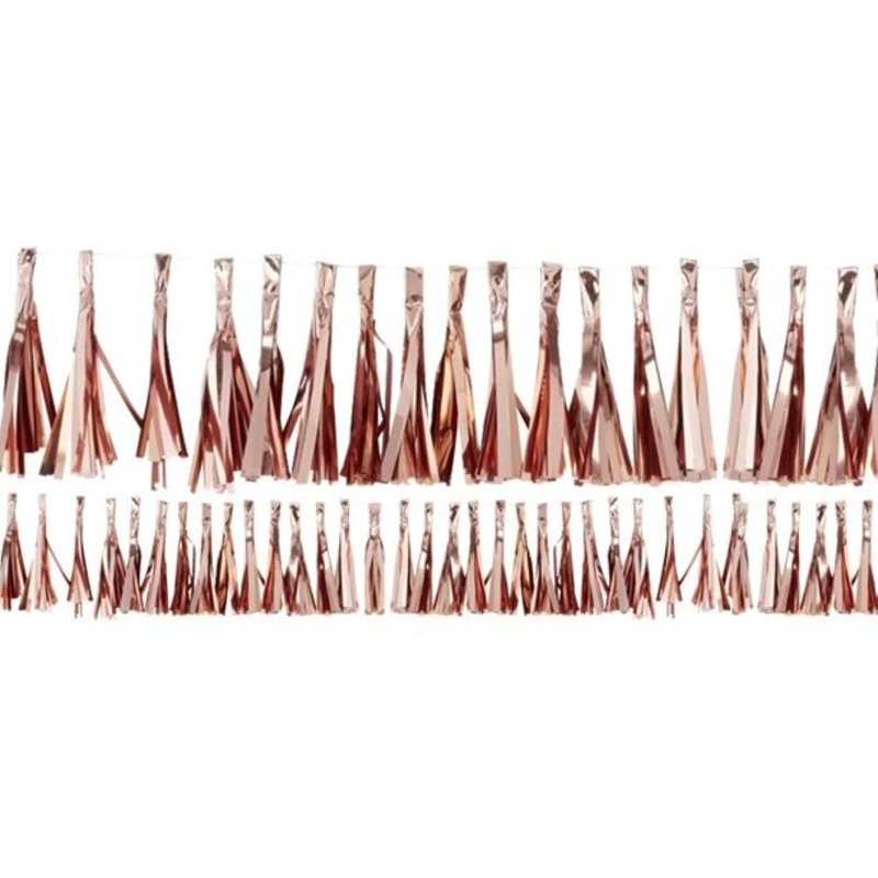 Rose Gold Tassel Garland 2m