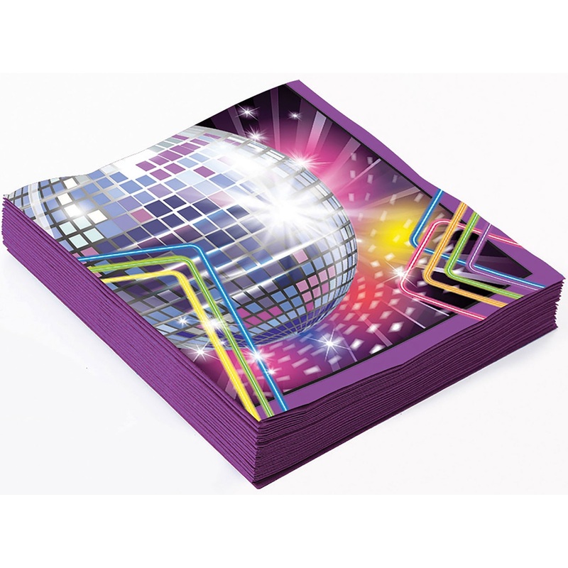 Small disco ball napkins