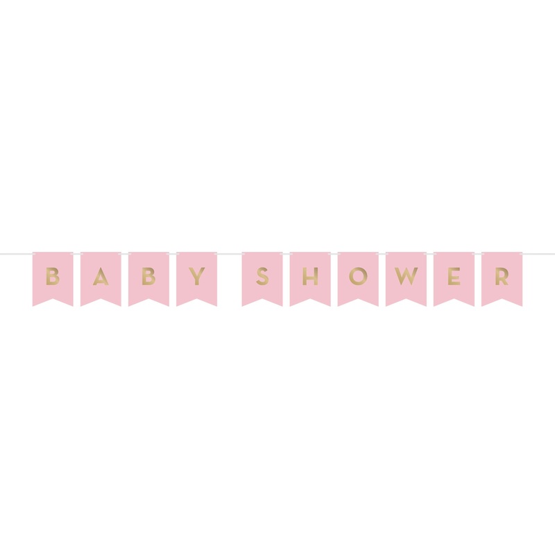 Welcome Baby Girl pennant chain 1.75m