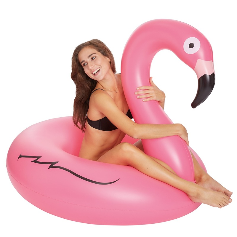 XL Flamingo swimming hoop 1.2m